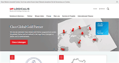 Desktop Screenshot of de.logicalis.com